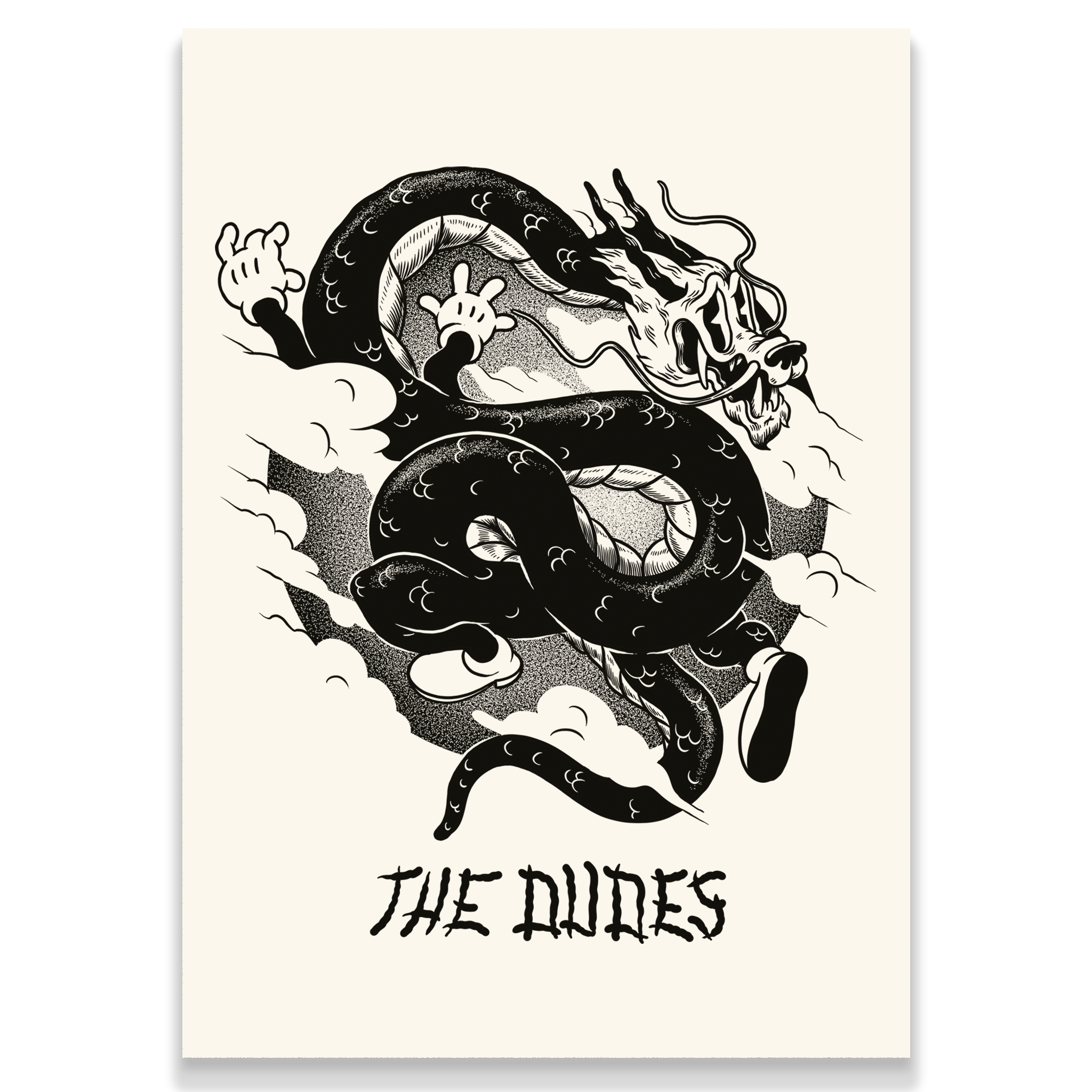 Dragon Screenprint By The Dudes And Mcbess Dudes Shop Berlin