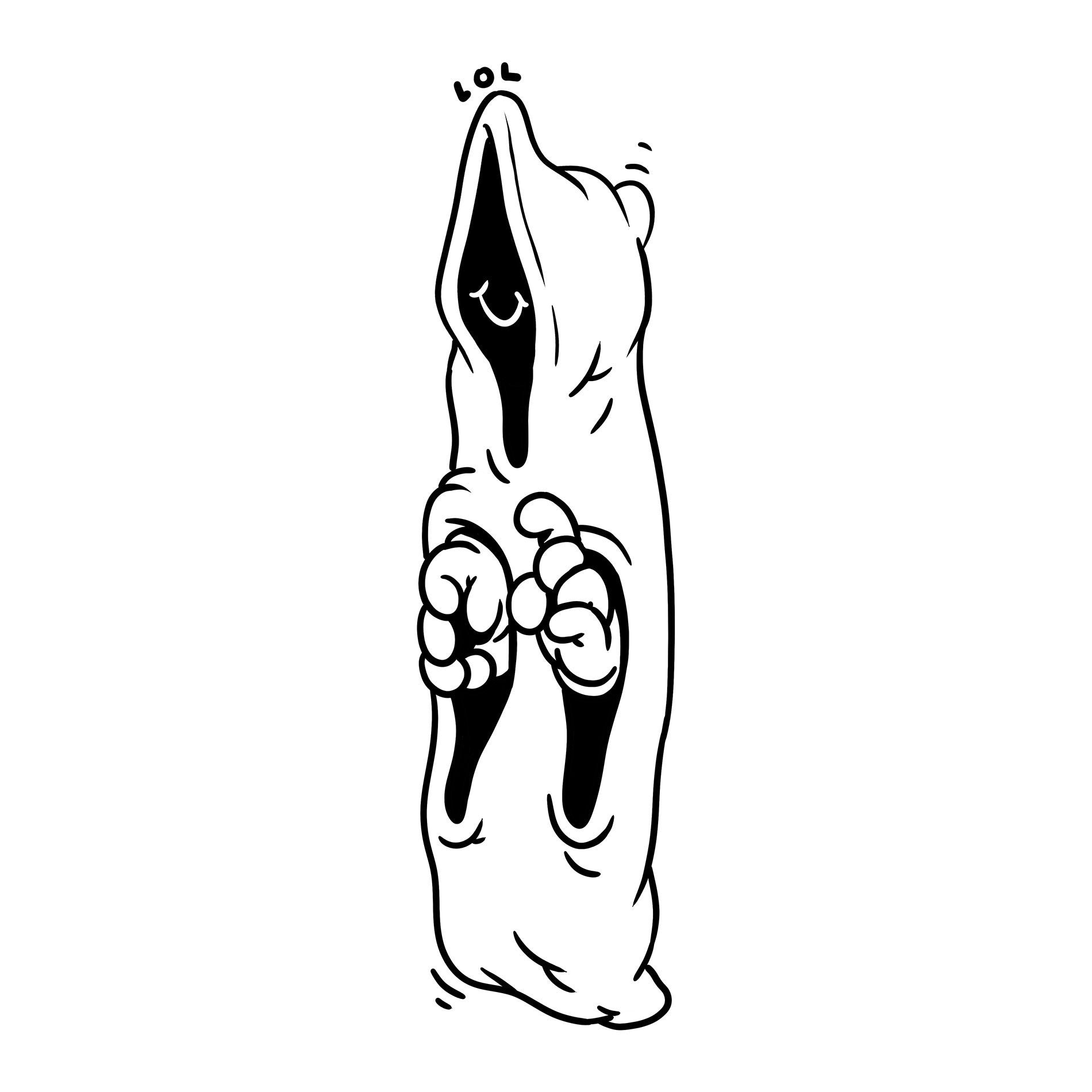 Ghost Boo Strong The Dudes & mcbess - Ghost Boo tattoo150 – Dudes Shop Berlin